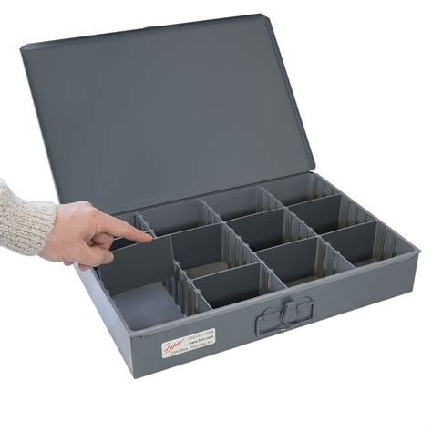 metal organiser box|7x14x2' high metal storage box.